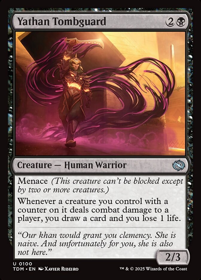 Card Scan of Yathan Tombguard | TDM