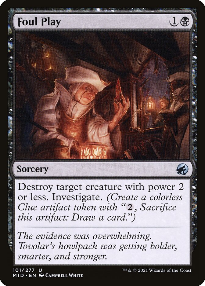 Card Scan of Foul Play | MID