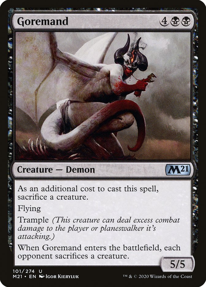 Card Scan of Goremand | M21