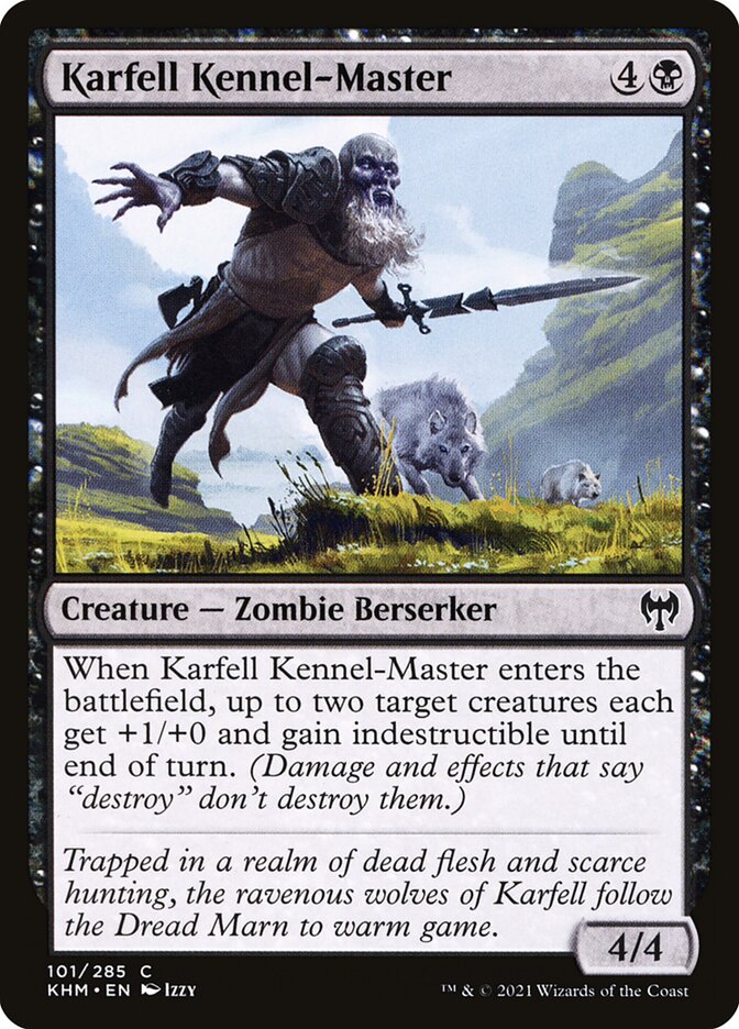 Card Scan of Karfell Kennel-Master | KHM