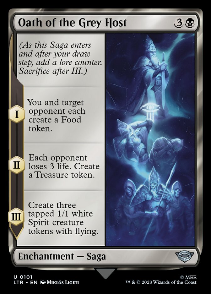 Card Scan of Oath of the Grey Host | LTR