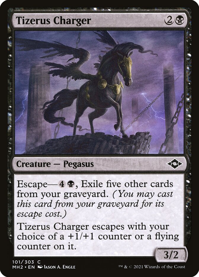 Card Scan of Tizerus Charger | MH2