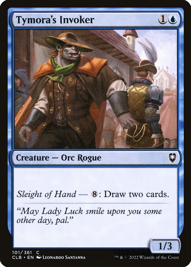Card Scan of Tymora's Invoker | CLB
