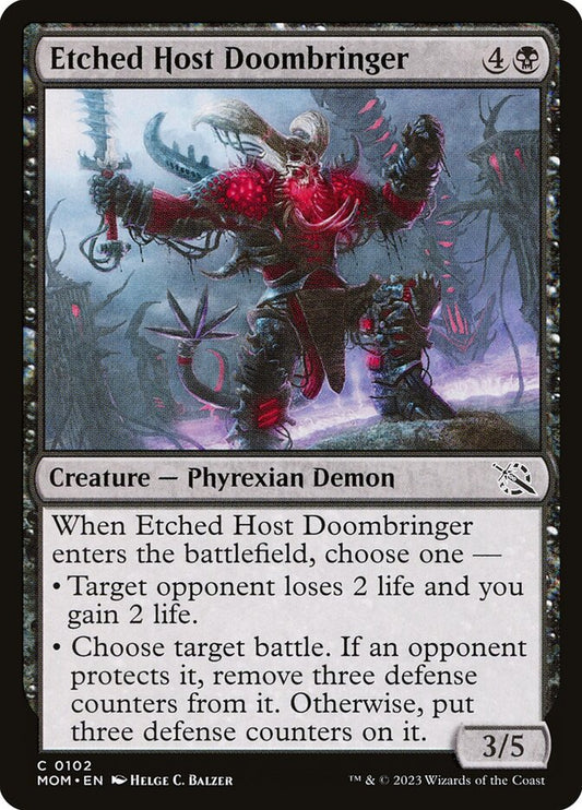 Etched Host Doombringer | MOM