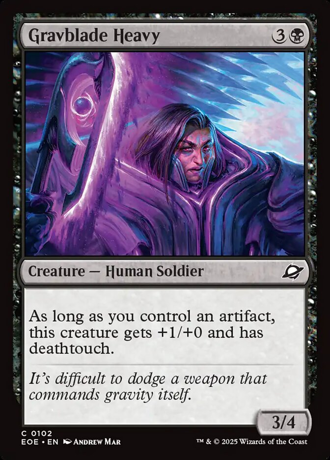 Gravblade Heavy Card Scan