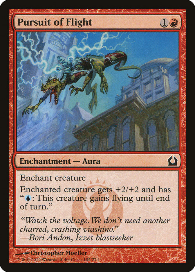 Card Scan of Pursuit of Flight | RTR