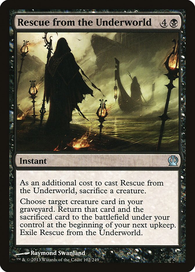 Card Scan of Rescue from the Underworld | THS