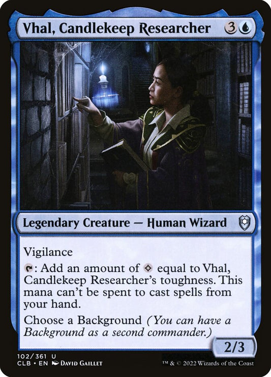 Vhal, Candlekeep Researcher | CLB