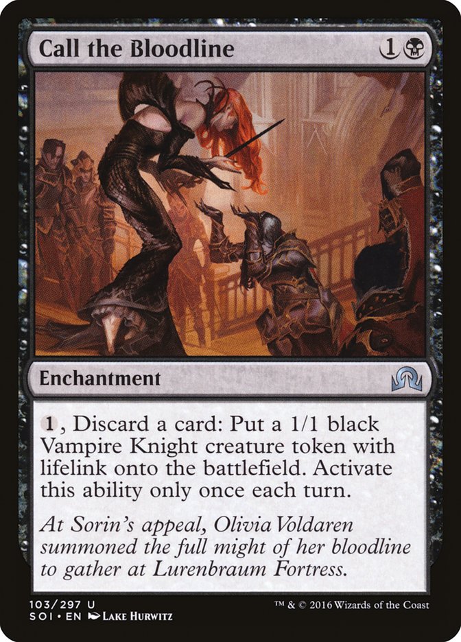 Card Scan of Call the Bloodline | SOI