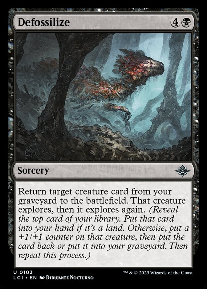 Card Scan of Defossilize | LCI
