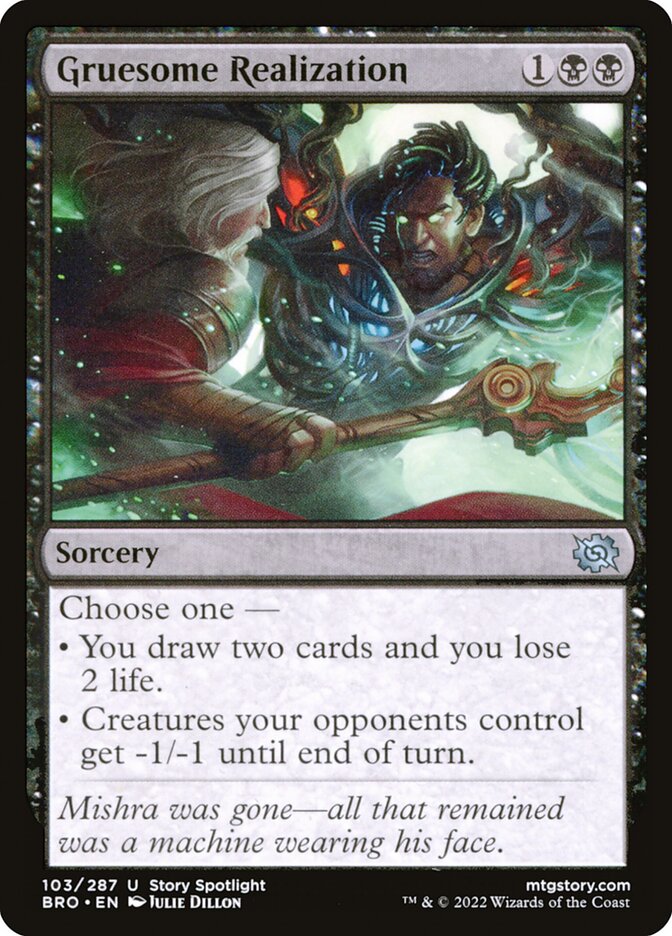 Card Scan of Gruesome Realization | BRO