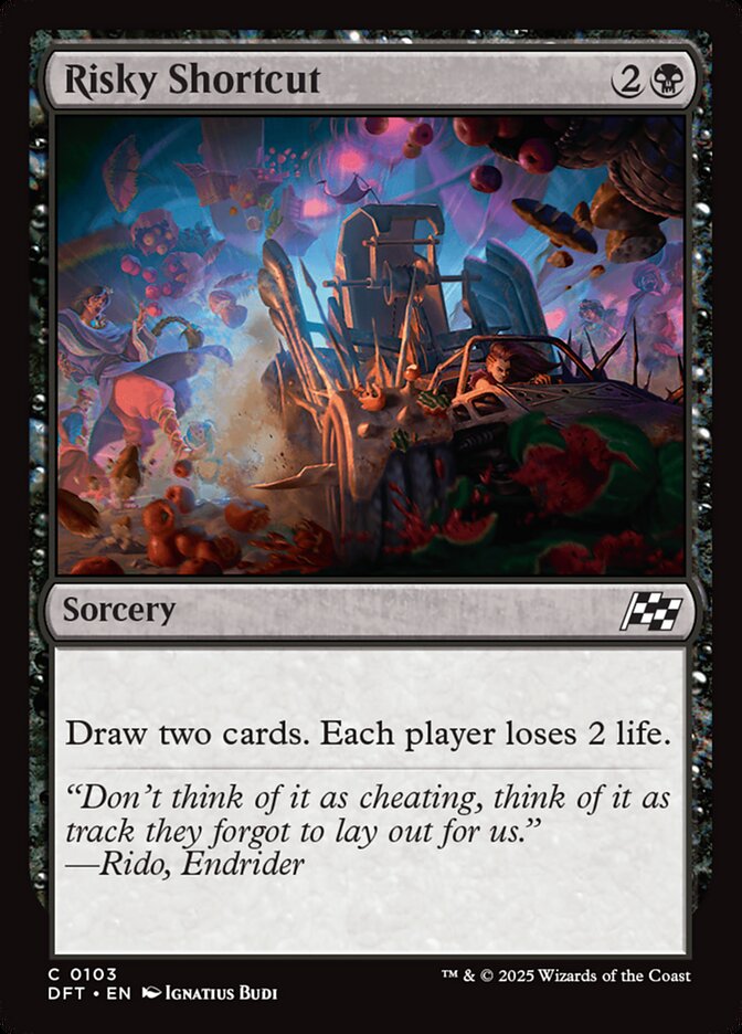 Card Scan of Risky Shortcut | DFT