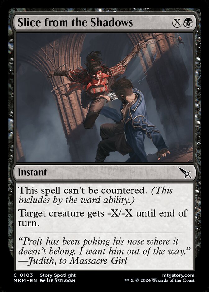 Card Scan of Slice from the Shadows | MKM