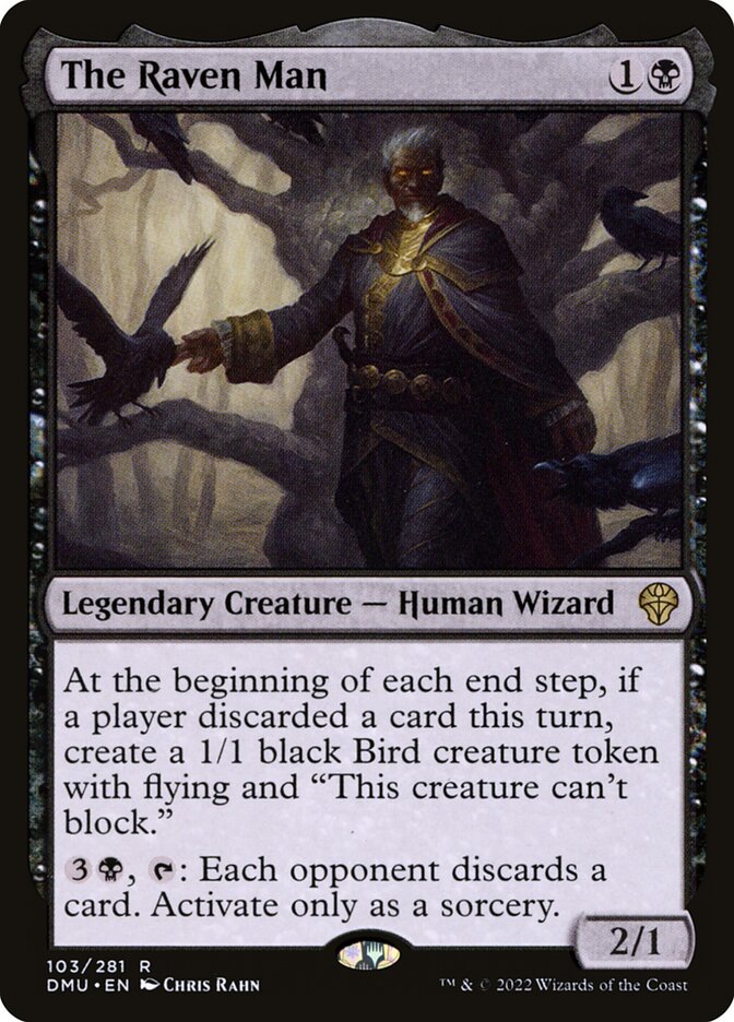 Card Scan of The Raven Man | DMU