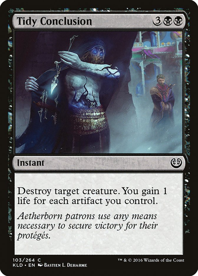 Card Scan of Tidy Conclusion | KLD