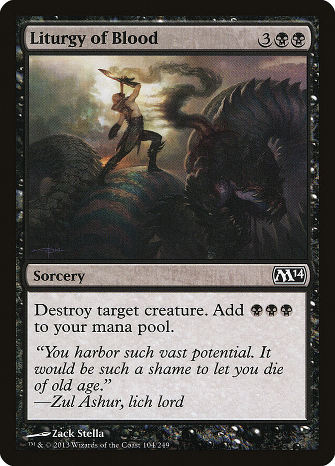 Card Scan of Liturgy of Blood | M14