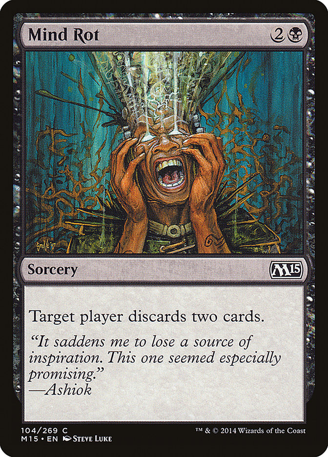Card Scan of Mind Rot | M15