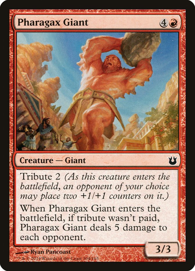 Card Scan of Pharagax Giant | BNG
