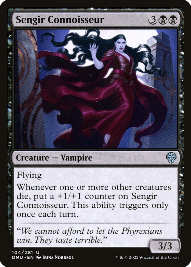 Card Scan of Sengir Connoisseur | DMU