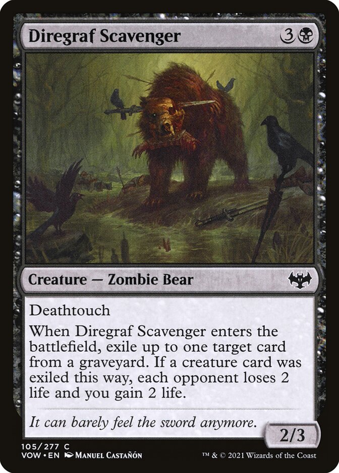 Card Scan of Diregraf Scavenger | VOW