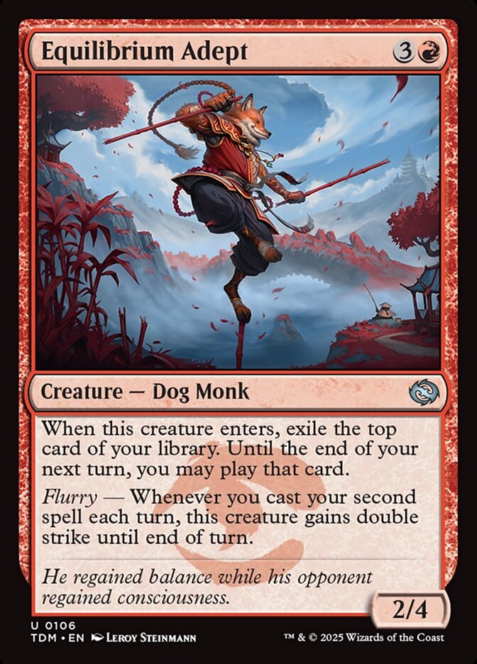 Card Scan of Equilibrium Adept | TDM