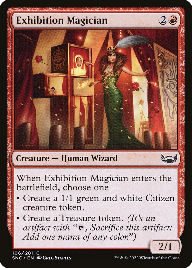 Card Scan of Exhibition Magician | SNC