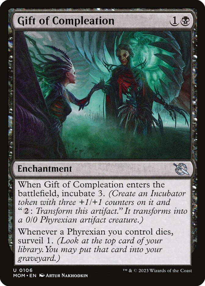 Card Scan of Gift of Compleation | MOM
