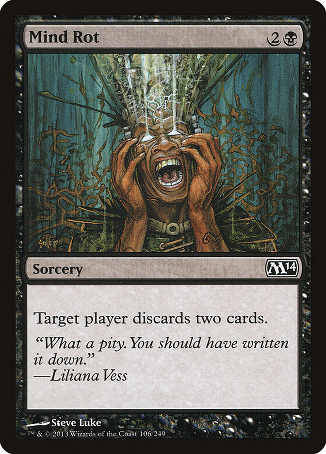 Card Scan of Mind Rot | M14