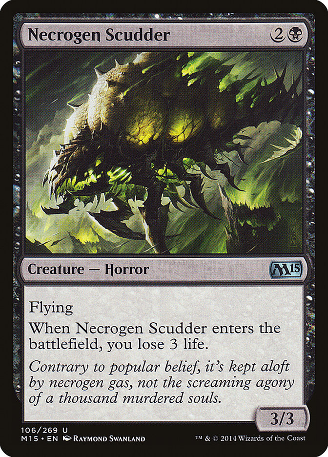 Card Scan of Necrogen Scudder | M15