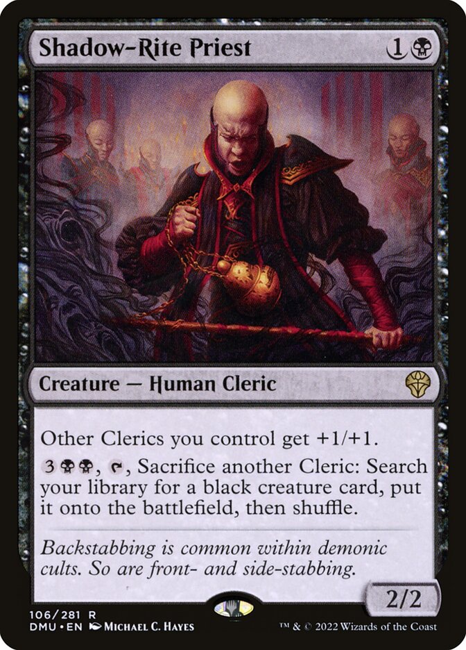 Card Scan of Shadow-Rite Priest | DMU