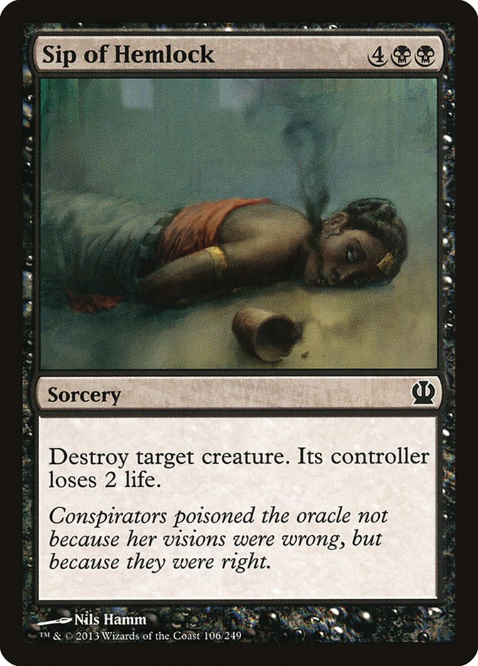 Card Scan of Sip of Hemlock | THS