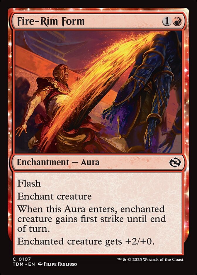 Card Scan of Fire-Rim Form | TDM