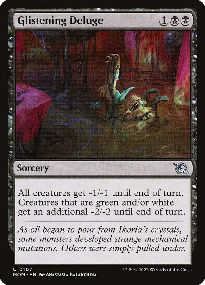 Card Scan of Glistening Deluge | MOM