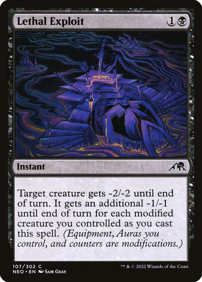 Card Scan of Lethal Exploit | NEO
