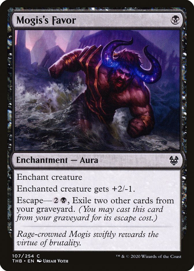 Card Scan of Mogis's Favor | THB