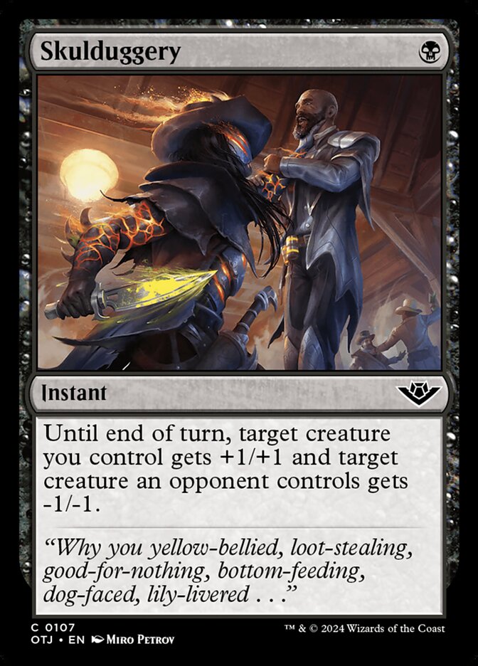 Card Scan of Skulduggery | OTJ