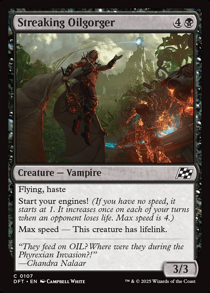 Card Scan of Streaking Oilgorger | DFT