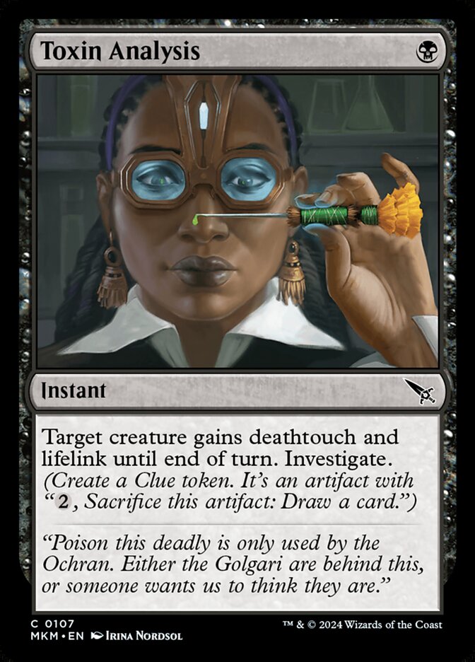 Card Scan of Toxin Analysis | MKM