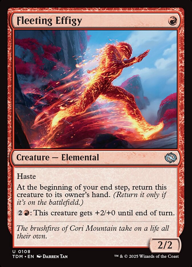 Card Scan of Fleeting Effigy | TDM
