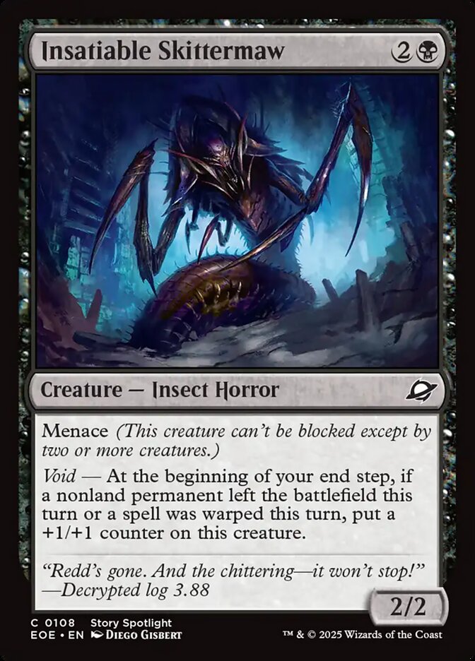 Insatiable Skittermaw Card Scan