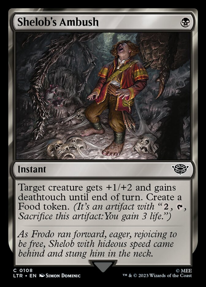 Card Scan of Shelob's Ambush | LTR