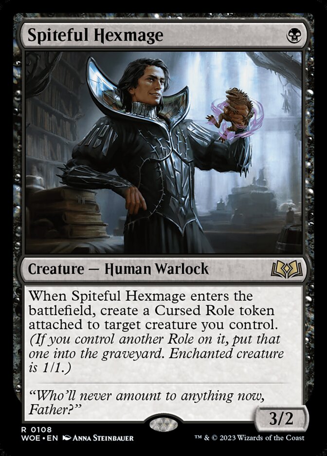 Card Scan of Spiteful Hexmage | WOE