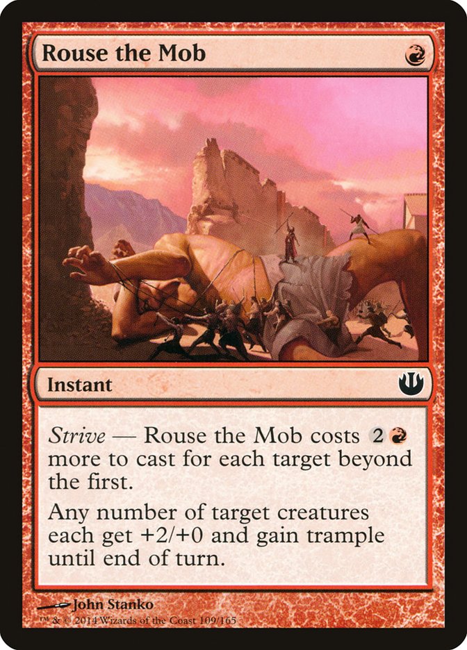 Card Scan of Rouse the Mob | JOU