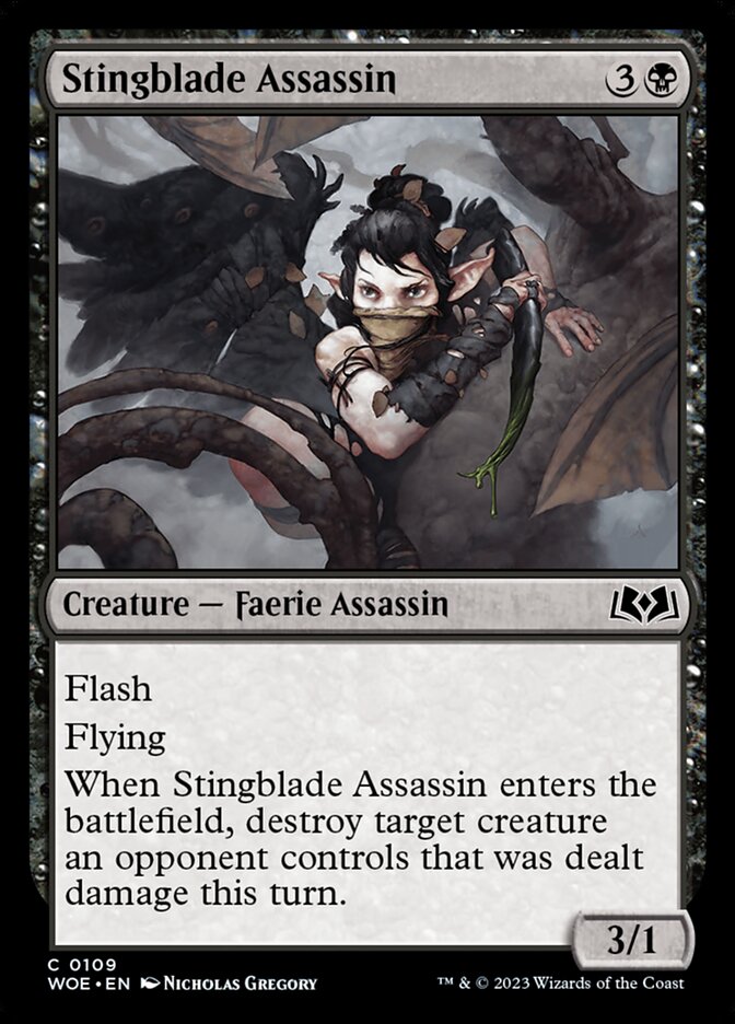 Card Scan of Stingblade Assassin | WOE