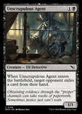 Card Scan of Unscrupulous Agent | MKM