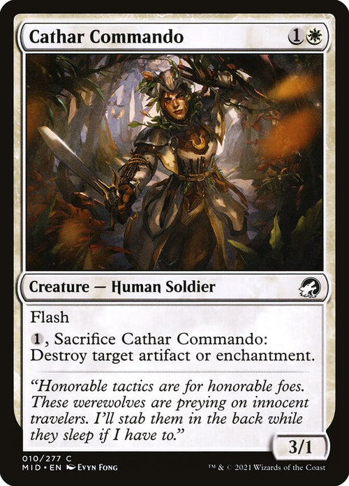 Card Scan of Cathar Commando | MID