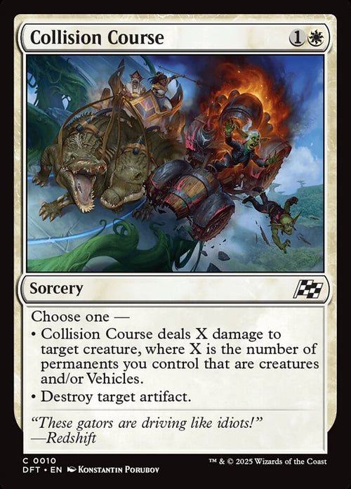 Card Scan of Collision Course | DFT