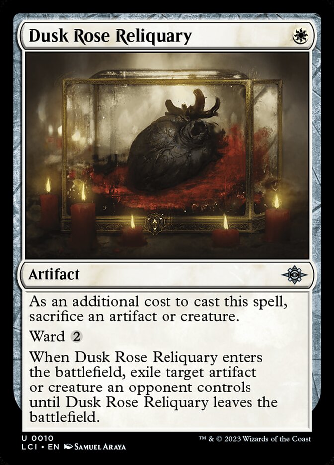 Card Scan of Dusk Rose Reliquary | LCI