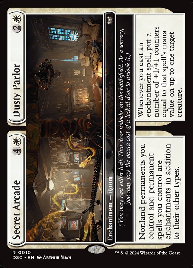 Card Scan of Secret Arcade // Dusty Parlor | DSC