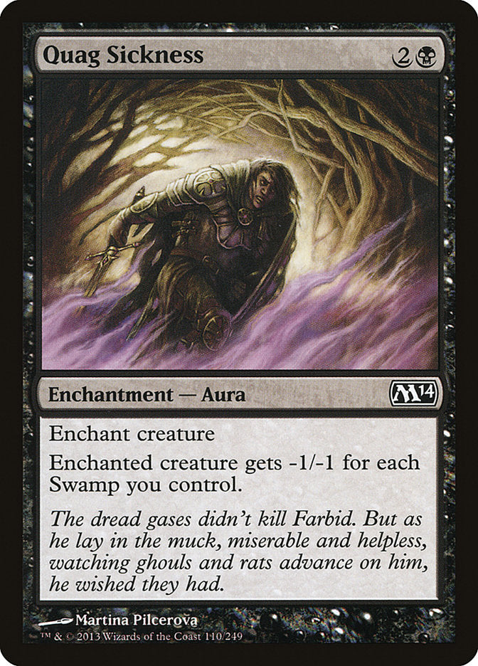 Card Scan of Quag Sickness | M14